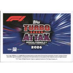 Complete your collection Liam Lawson Signature Style Topps Turbo Attax 2026