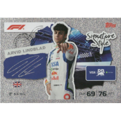 Completa tu colección Arvid Lindblad Signature Style Topps Formula 1 Turbo Attax 2026