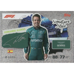 Compra Fernando Alonso Signature Style Cards Formula 1 Turbo Attax 2026