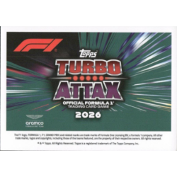 Añade a tu colección  Lance Stroll Signature Style Turbo Attax Formula 1 Cards 2026