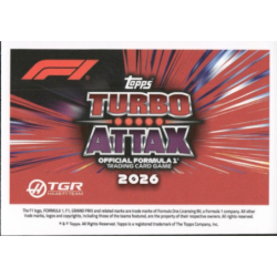 Get it now Oliver Bearman Signature Style F1 Turbo Attax 2026