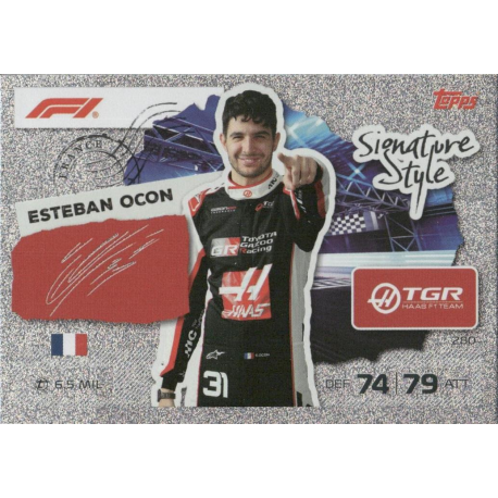 Add to your collection Esteban Ocon Signature Style F1 Turbo Attax 2026