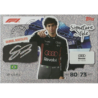 Get yours Gabriel Bortoleto Signature Style Turbo Attax Formula 1 Cards 2026