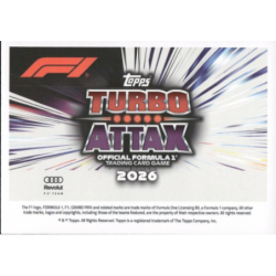 Get yours Gabriel Bortoleto Signature Style Turbo Attax Formula 1 Cards 2026