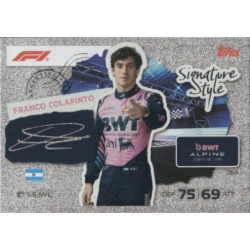 Busca y compra Franco Colapinto Signature Style Cartas Topps Turbo Attax 2026