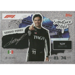 Encuentra Sergio Perez Signature Style F1 Turbo Attax 2026