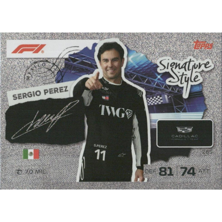 Encuentra Sergio Perez Signature Style F1 Turbo Attax 2026