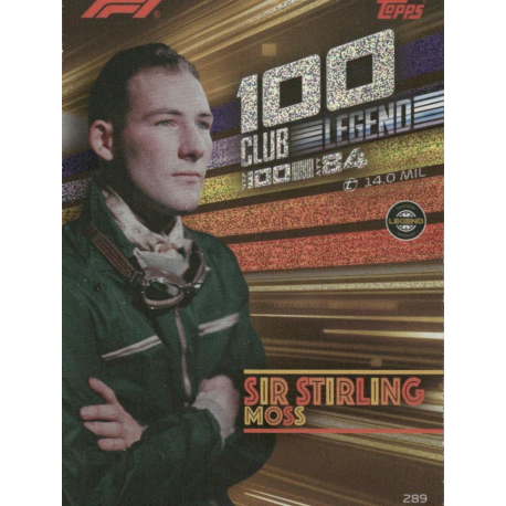 Consigue Sir Stirling Moss 100 Club – Legend Cartas Topps Turbo Attax 2026