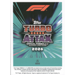 Completa tu colección George Russell 100 Club Turbo Attax Formula 1 Cards 2026