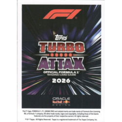 Get yours Max Verstappen 100 Club Topps Turbo Attax 2026