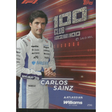 Encuentra Carlos Sainz 100 Club Turbo Attax Formula 1 Cards 2026