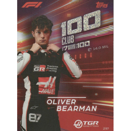 Consigue ahora Oliver Bearman 100 Club Topps F1 Turbo Attax 2026
