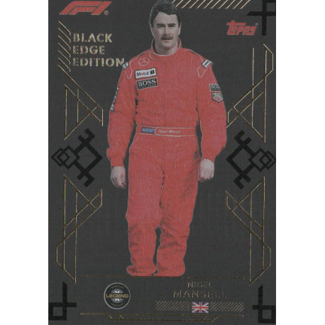 Add to your collection Nigel Mansell Black Edge Cards Turbo Attax 2026