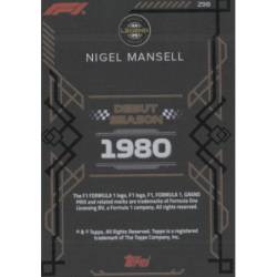 Add to your collection Nigel Mansell Black Edge Cards Turbo Attax 2026
