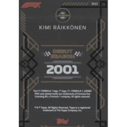 Completa tu colección Kimi Räikkönen Black Edge Topps F1 Turbo Attax 2026