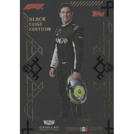 Completa tu colección Sergio Perez Black Edge Formula 1 Turbo Attax 2026