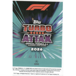 Buy Cards George Russell Diamond Infinity Topps F1 Cards Turbo Attax 2026