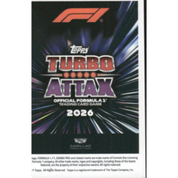 Get Valtteri Bottas Diamond Infinity Topps Turbo Attax 2026