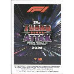 Añade a tu colección Lando Norris Turbo Chrome Cartas Topps Turbo Attax 2026