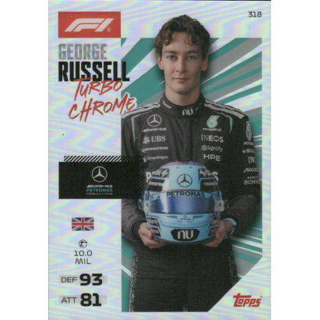 Busca y compra  George Russell Turbo Chrome Turbo Attax Formula 1 2026