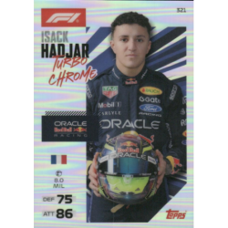 Encuentra Isack Hadjar Turbo Chrome Cartas F1 Turbo Attax 2026