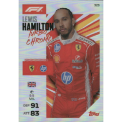 Consigue Lewis Hamilton Turbo Chrome Turbo Attax Formula 1 2026