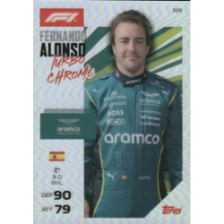 Consigue  Fernando Alonso Turbo Chrome Cartas Turbo Attax Formula 1 2026