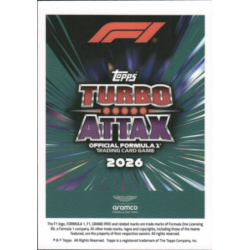 Consigue  Fernando Alonso Turbo Chrome Cartas Turbo Attax Formula 1 2026