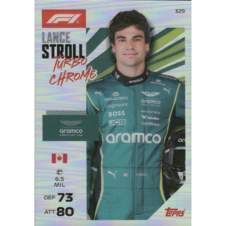 Buy Cards Lance Stroll Turbo Chrome Turbo Attax F1 2026
