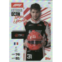 Compra Esteban Ocon Turbo Chrome Topps F1 Turbo Attax 2026