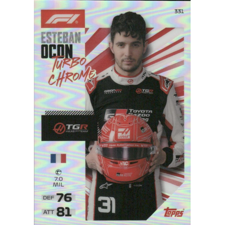 Compra Esteban Ocon Turbo Chrome Topps F1 Turbo Attax 2026