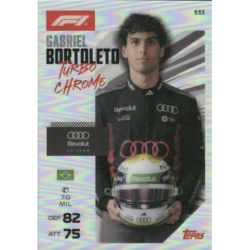 Colecciona Gabriel Bortoleto Turbo Chrome Colección Turbo Attax 2026