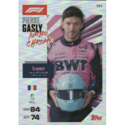 Compra online Pierre Gasly Turbo Chrome Cards Turbo Attax 2026