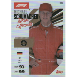 Hazte con Michael Schumacher Turbo Chrome Topps F1 Turbo Attax 2026