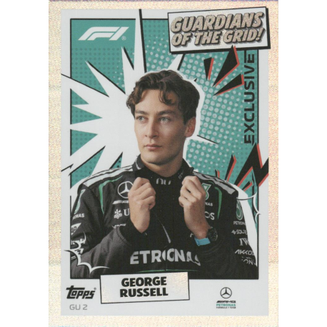 Añade a tu colección George Russell Guardians Of The Grid Colección F1 Turbo Attax 2026