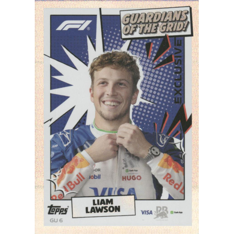 Get Liam Lawson Guardians Of The Grid Topps F1 Cards Turbo Attax 2026
