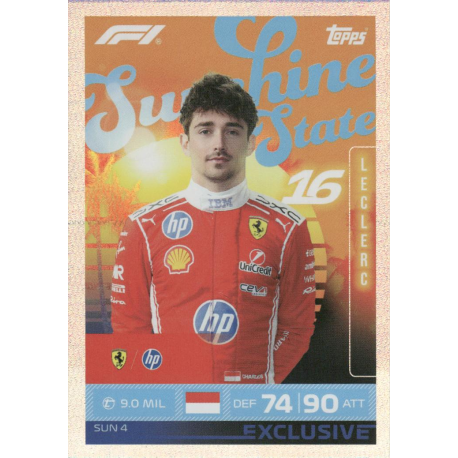 Get Charles Leclerc Sunshine State Topps Turbo Attax 2026