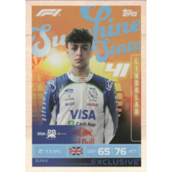 Encuentra Arvid Lindblad Sunshine State Formula 1 Turbo Attax 2026