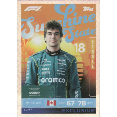 Get Lance Stroll Sunshine State Turbo Attax Formula 1 2026