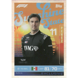 Consigue ahora Sergio Perez Sunshine State Colección Topps Turbo Attax Formula 1 2026