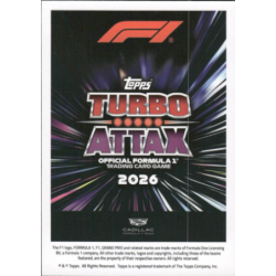Consigue ahora Sergio Perez Sunshine State Colección Topps Turbo Attax Formula 1 2026