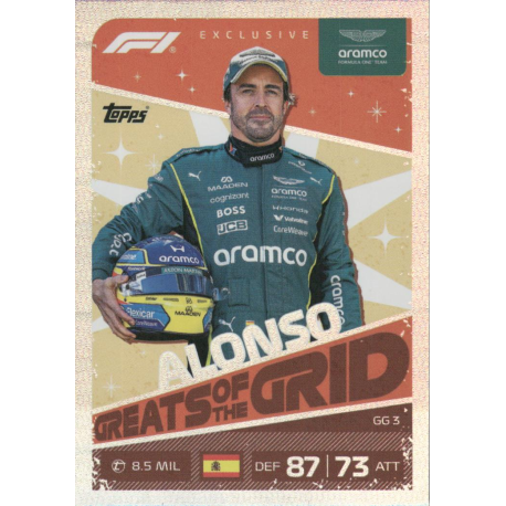 Get Fernando Alonso Greats Of The Grid Turbo Attax F1 2026