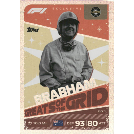 Get Sir Jack Brabham Greats Of The Grid Turbo Attax F1 2026