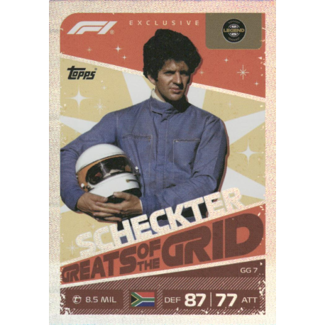 Consigue ahora Jody Scheckter Greats Of The Grid Colección F1 Turbo Attax 2026