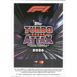 Consigue ahora Oscar Piastri Limited Edition Cartas F1 Turbo Attax 2026