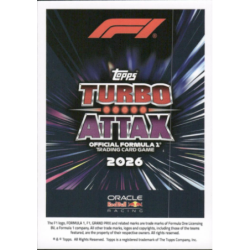 Find and Buy Cards Max Verstappen Limited Edition Cards Turbo Attax 2026