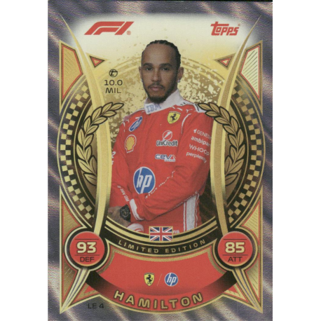 Compra online Lewis Hamilton Limited Edition Cards Turbo Attax 2026