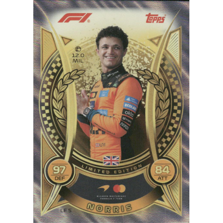 Get Lando Norris Limited Edition Turbo Attax Formula 1 2026
