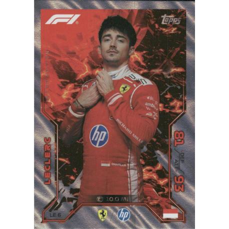 Hazte con Charles Leclerc Limited Edition Colección F1 Turbo Attax 2026