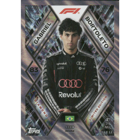 Compra online Gabriel Bortoleto Limited Edition Colección Topps Turbo Attax Formula 1 2026